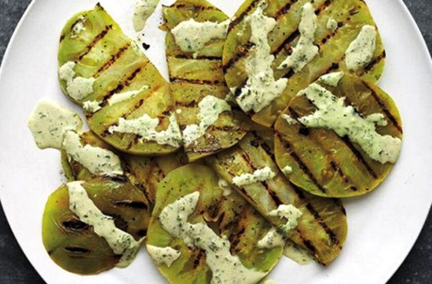 Grilled Green Tomatoes